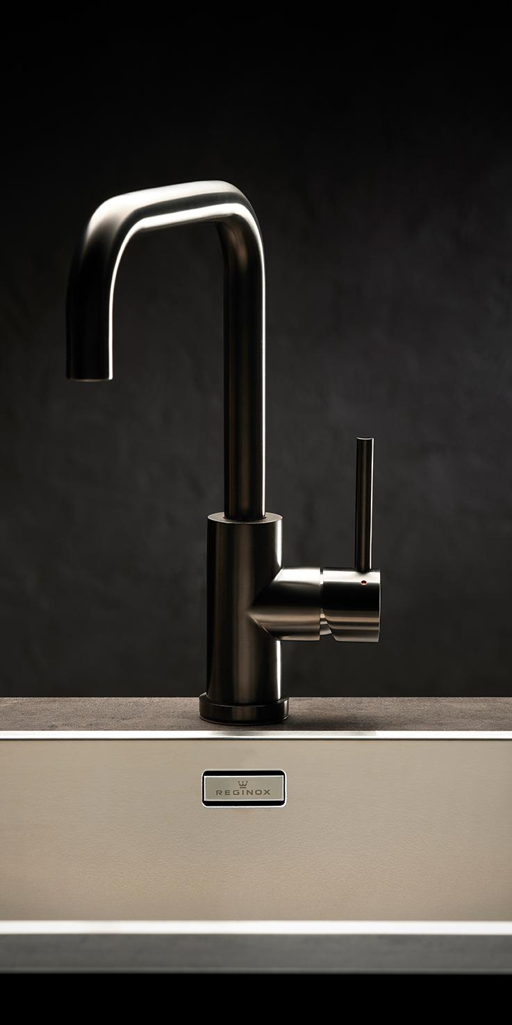 Reginox Edelstahlspüle Gun Metal