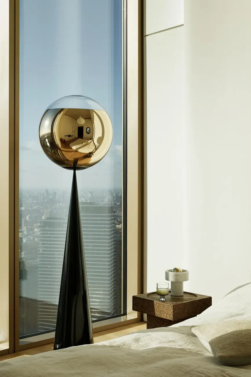 Tom Dixon Mirror Ball Stehleuchten Gold