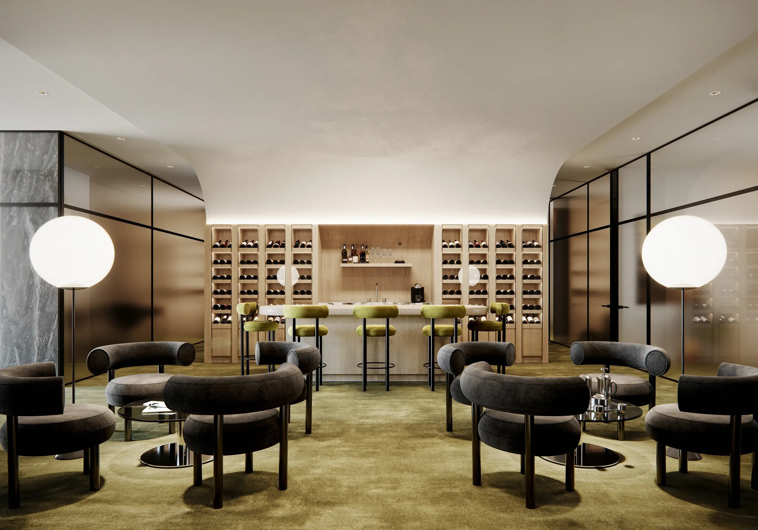 Tom Dixon Rondure House Melbourne Opal Bar and Lounge