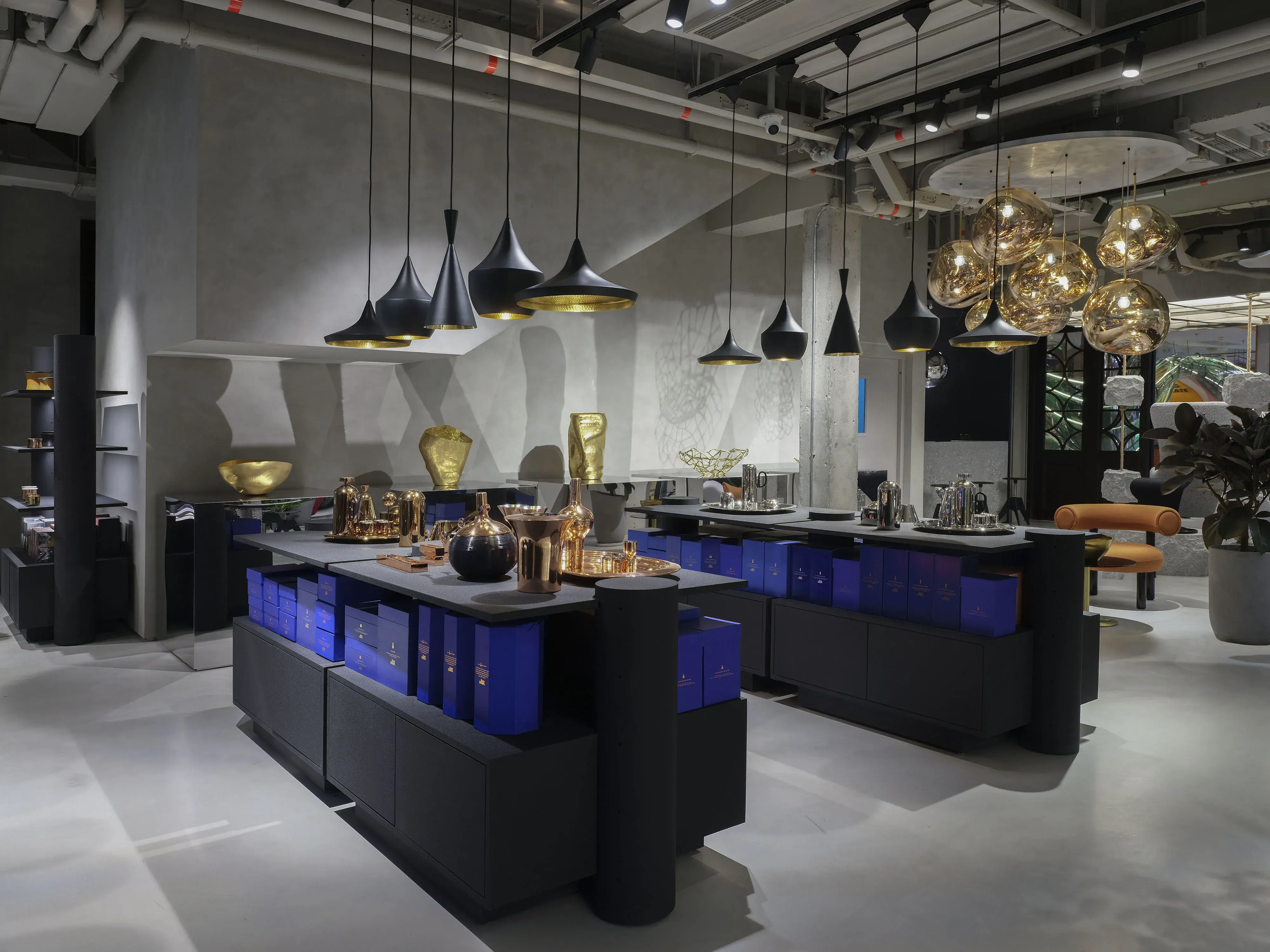 Tom Dixon Beat schwarze Hängeleuchten